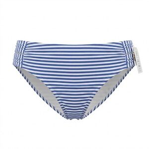 TIME & TRU Mid-Rise Swimsuit Bottoms 3X (24W-26W) Blue Stripe‎ Strappy Sides NEW